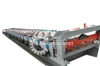 Top Closed Type Steel Floor Deck Roll Forming Machine With High Performance