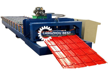 Hydraulic Power 5.5kw PLC Control Box Step Roof Tile&Glazed Tile Forming Machine