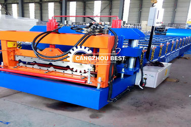 Hydraulic Power 5.5kw PLC Control Box Step Roof Tile&Glazed Tile Forming Machine