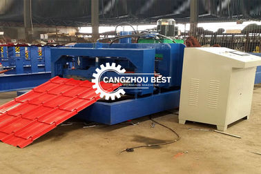 Hydraulic Power 5.5kw PLC Control Box Step Roof Tile&Glazed Tile Forming Machine