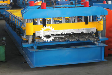 Steel Plate Glazed Roof Tile Roll Forming Machine 1000mm Feeding Width