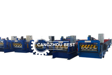 Galvanized Steel Big Power 8-25m/min Metal Deck Roll Forming Machine