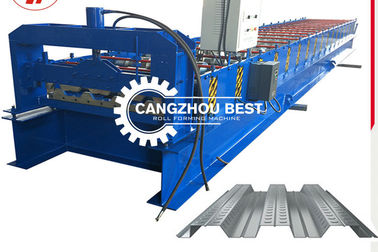 Galvanized Steel Big Power 8-25m/min Metal Deck Roll Forming Machine