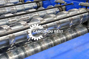 Automatic Cutting Buliding Steel Profile Decking Sheet Floor Roll Forming Machine