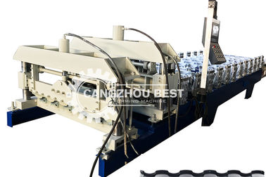 Building Material Glazed Tile Roll Forming Machine Single Sink Zinc Sheet Metal