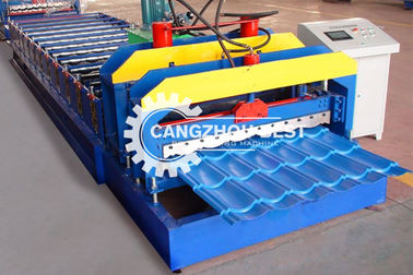 Building Material Glazed Tile Roll Forming Machine Single Sink Zinc Sheet Metal