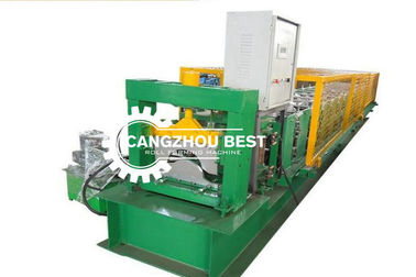 Color Steel Sheet PLC Control Roof Tile Roll Top Ridge Cap Roll Forming Machine