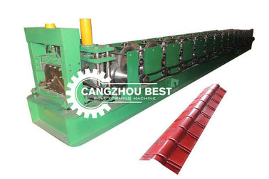 Color Steel Steel Profile Material Thickness 0.25-0.6mm Steel Roofing Ridge Cap Roll Forming Machine