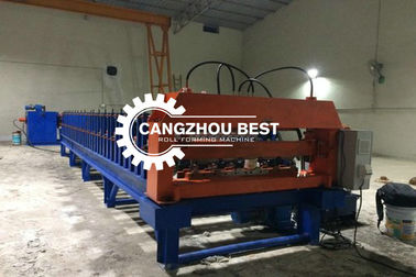 Aluminium Steel Bemo Standing Seam Roll Forming Machine , Roofing Sheet Roll Forming Machine