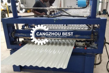 Aluminium Steel Bemo Standing Seam Roll Forming Machine , Roofing Sheet Roll Forming Machine