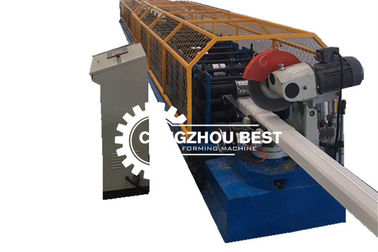 Germany Steel Profile Soffit Panel Pipe Type Down Spout Roll Forming Machine