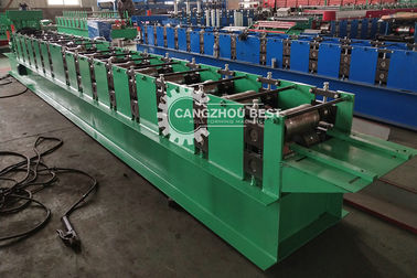 Metal Galvanized Color Steel Profile Ridge Cap Roll Forming Machine 380V