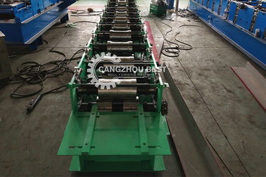 Metal Galvanized Color Steel Profile Ridge Cap Roll Forming Machine 380V