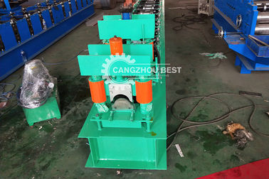 Metal Galvanized Color Steel Profile Ridge Cap Roll Forming Machine 380V