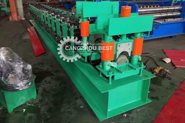 Metal Galvanized Color Steel Profile Ridge Cap Roll Forming Machine 380V