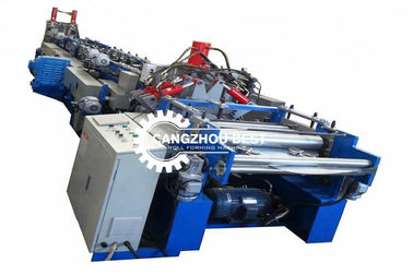 Hydraulic Cutting CZ Purlin 25m / Min Cold Roll Forming Machine