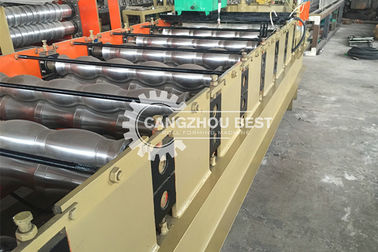 Aluminium Profile Material Zinc Metal 7kw Glazed Tile Roll Forming Machine