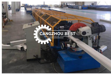 Aluminum Square Pipe 10m/min Roudn Shape Down Spout Roll Forming Machine