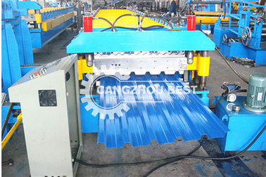 Glazed Roof Tiles Cladding 5kw Double Layer Roll Forming Machine