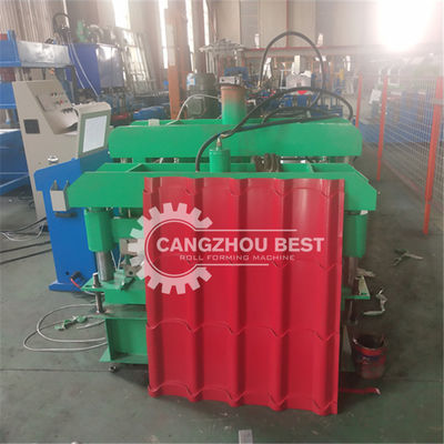 Corrugated Metal 740mm PPGI Glazed Tile Roll Forming Machine