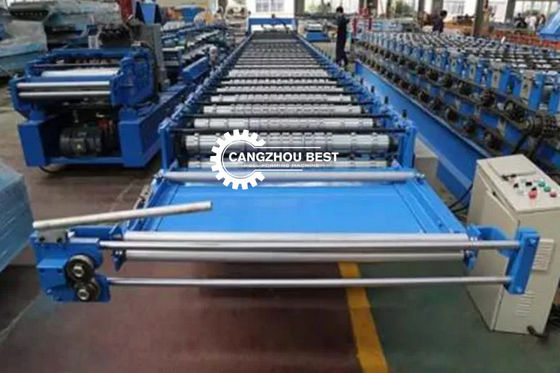 Steel Frame Roller 400MPa 18mm Shutter Door Machine