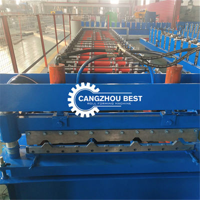 1250mm Aluminum Colored Steel PLC Ibr Roll Forming Machine