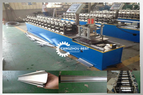 4kw 1.2mm Twin Lath Roller Shutter Slat Roll Forming Machine