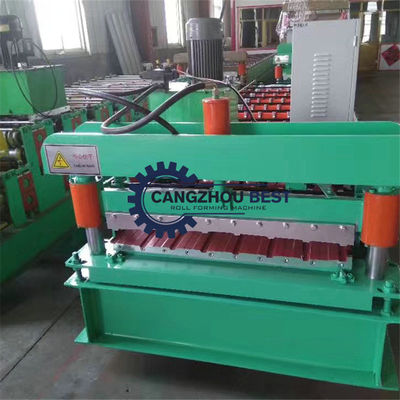 0.8mm 2 Years Warranty PPGI Roofing Sheet Roll Forming Machine