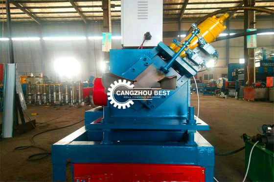 PLC Hydraulic Cutting 310mm Door Frame Roll Forming Machine