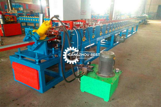 PLC Hydraulic Cutting 310mm Door Frame Roll Forming Machine