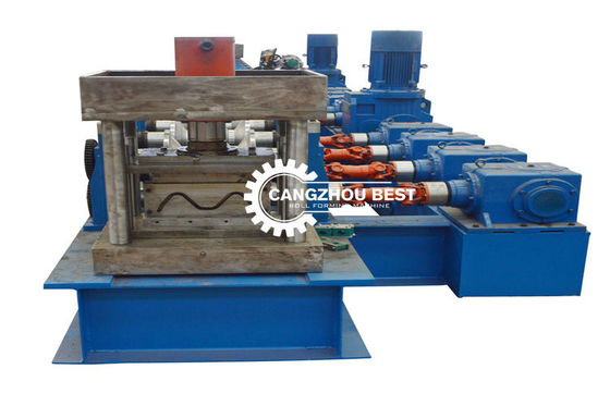 20m/Min 4mm Highway Guardrail Roll Forming Machine With Flying Saw