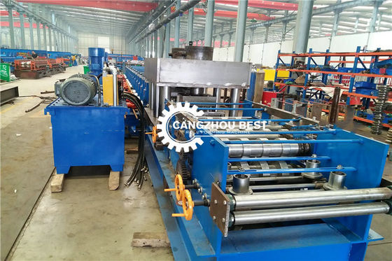 3p 15m/Min Highway Guardrail Steel Roll Forming Machine For W Beam