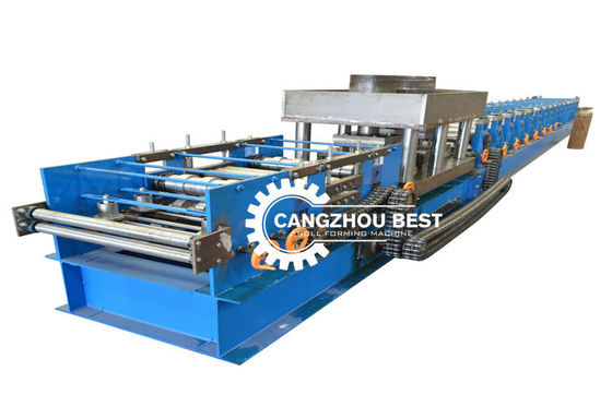 Galvanized 3 Wave Cold 0.6m Crash Barrier Roll Forming Machine