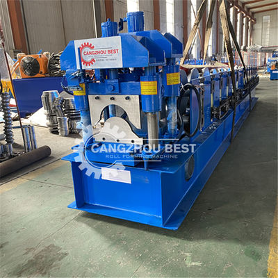 280mm Chain Driven 3kw Ridge Cap Roll Forming Machine