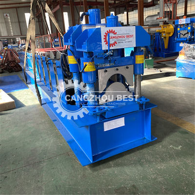 280mm Chain Driven 3kw Ridge Cap Roll Forming Machine