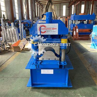 280mm Chain Driven 3kw Ridge Cap Roll Forming Machine