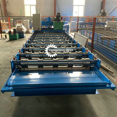 Aluminium Corrugated Metal Glazed Tile Roll Forming Machine