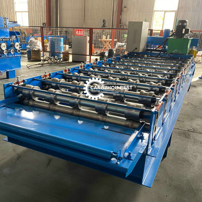 Aluminium Corrugated Metal Glazed Tile Roll Forming Machine