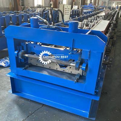 Galvanized Steel 6m/Min 15kw Floor Deck Roll Forming Machine