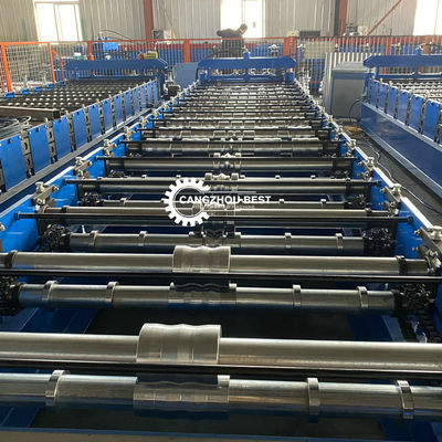 Galvanized Metal Sheet V Crimp Plc 20mm Roofing Making Machine