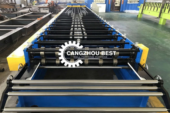 3PH Concrete Floor Deck Roll Forming Machine For Steel Structure