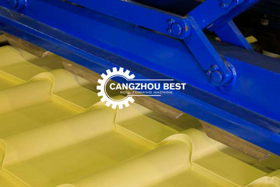 Metal GI 1.6mm 14m/Min Roof Tile Roll Forming Machine