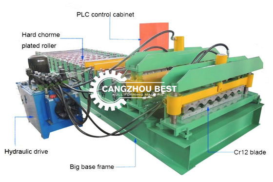 Multifunctional 4mm Plc Color Steel Roll Forming Machine