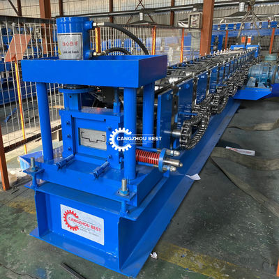 20m/Min 1.6mm Channel Roll Forming Machine With Punching Holes