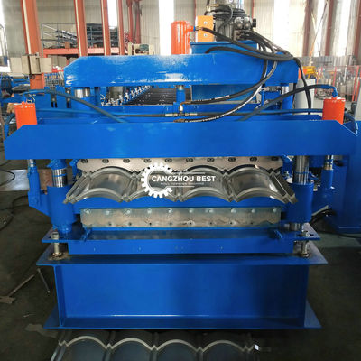 Chain 6m/Min Roman Tile Roll Forming Machine