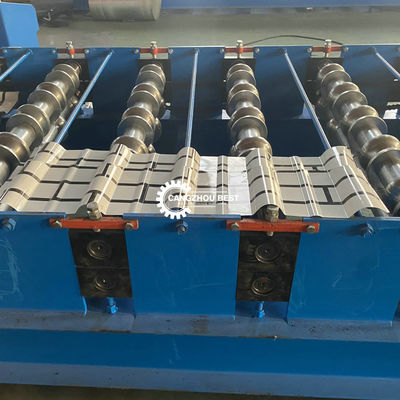 Glossy Steel Profile 0.3-0.8mm Roof Tile Roll Forming Machine