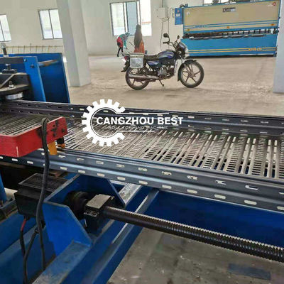 Galvanized Steel Perforated Panel 0.7mm Cable Tray Roll Forming Machine