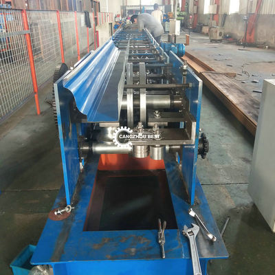 Aluminum Roofing Gutter Sheet Roll Forming Machine Downpipe Usage