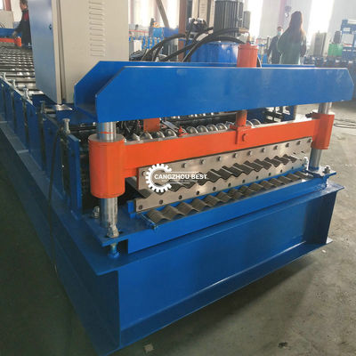 PPGI Color Steel Automatic Cutting 0.3mm Corrugated Sheet Roll Forming Machine