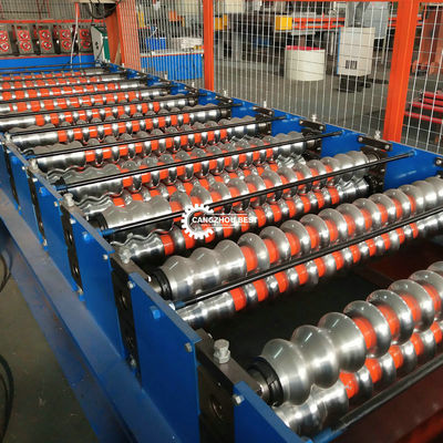 PPGI Color Steel Automatic Cutting 0.3mm Corrugated Sheet Roll Forming Machine